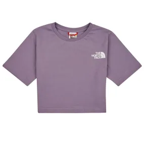 The North Face - Girls S/S Crop Simple Dome Tee